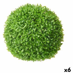 Decorative Plant Sheets Ball Plastic 27 x 27 x 27 cm (6 Units)