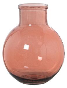 Vase made from recycled glass Alexandra House Living Pink Crystal 23 x 22 x 31 cm