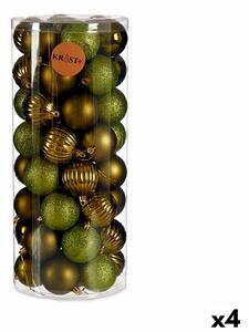 Set of Christmas balls Green Plastic (4 Units)