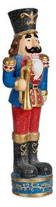 Decorative Figure Blue Nutcracker 15 x 65,5 x 21,5 cm Ceramic