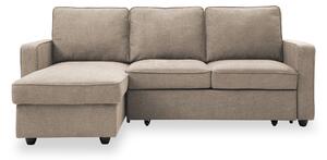 Soldier Grey 3 Seater Corner Sofa Bed Chaise Couch | Roseland