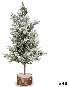 Christmas Tree Brown Green Wood Plastic 16 x 31 x 16 cm (48 Units)