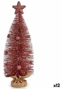 Christmas Tree Pink 13 x 41 x 13 cm (12 Units)