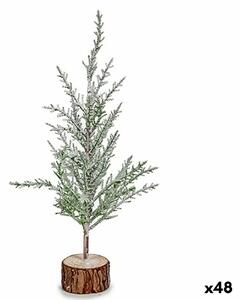 Christmas Tree Brown Green Wood Plastic 5,5 x 34 x 10,5 cm (48 Units)