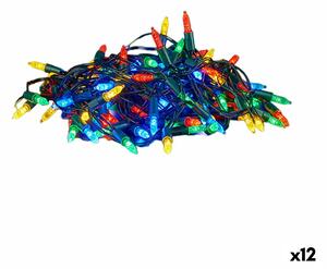 Wreath of LED Lights Multicolour 450 x 9 x 2 cm (12 Units)