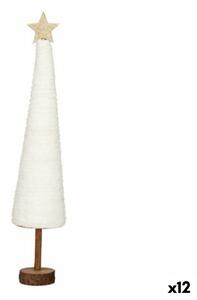 Christmas Tree White Golden 8,5 x 43 x 8,5 cm (12 Units)