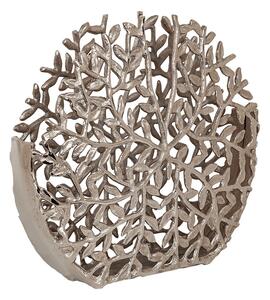 Vase Romimex Silver Aluminium Abstract 34 x 37 x 13 cm