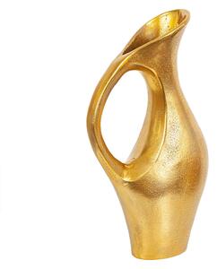 Vase Romimex Golden Aluminium 24 x 42 x 11 cm With handle