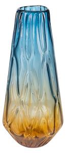 Vase Romimex Blue Amber Glass 20 x 45 x 20 cm