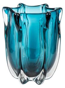 Vase Romimex Blue Glass 18 x 23 x 18 cm