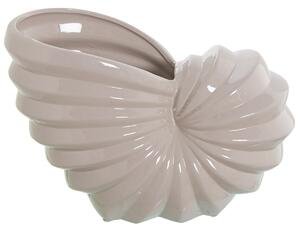 Centerpiece Alexandra House Living Grey Ceramic Snail 15 x 26 x 20 cm