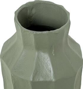 Vase Alexandra House Living Green Aluminium 16 x 16 x 42 cm