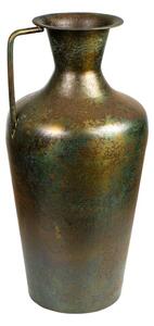 Vase Romimex Antique Brown Metal 25 x 51 x 25 cm With handle