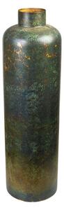 Vase Romimex Antique Brown Metal 23 x 78 x 23 cm