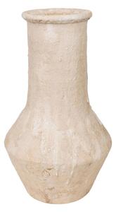 Vase Romimex White Terracotta 27 x 30 x 27 cm With handles