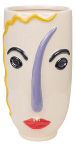 Vase Romimex Multicolour Ceramic Face 16 x 30 x 16 cm