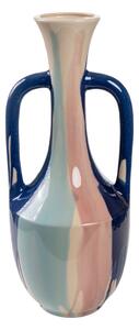 Vase Romimex Multicolour Ceramic 18 x 43 x 18 cm With handles