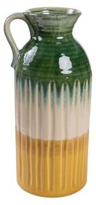 Vase Romimex Multicolour Ceramic 24,5 x 3 x 33,5 cm With handle