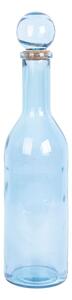 Bottle Romimex Blue recycled glass 14 x 50 x 14 cm