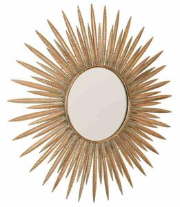 Wall mirror Alexandra House Living Golden Glass Iron 3 x 92 x 92 cm