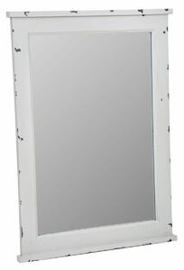 Wall mirror Alexandra House Living Grey Glass Fir wood 70 x 4 x 50 cm