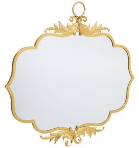 Wall mirror Alexandra House Living Gold Metal Iron Mirror 4 x 90 x 78 cm