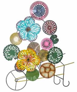 Wall Decoration Alexandra House Living Multicolour Metal Flowers 8 x 132 x 112 cm