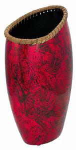 Vase Alexandra House Living Black Red Ceramic 17 x 48 x 28 cm