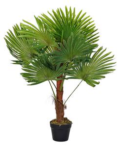 Decorative Plant DKD Home Decor Palm tree Green PE (40 x 40 x 90 cm)