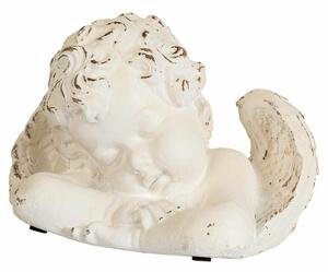 Decorative Figure Alexandra House Living White Manganese oxide Angel 18 x 19 x 29 cm