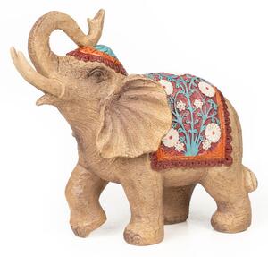 Decorative Figure Romimex Resin Elephant