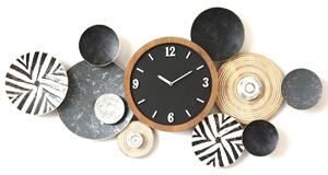 Wall Clock Romimex Multicolour Metal 128 x 64 x 7 cm