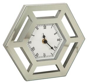 Wall Clock Romimex Silver Glass 23 x 20 x 5 cm