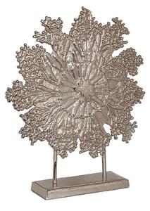 Decorative Figure Romimex Silver Aluminium 53 x 62 x 13 cm