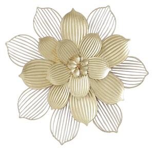 Wall Decoration Alexandra House Living Golden Metal Flower 49,5 x 45 x 4 cm