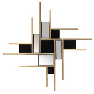 Wall Decoration Alexandra House Living Golden Metal 80 x 1,5 x 80 cm