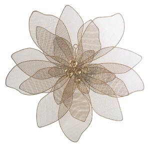 Wall Decoration Alexandra House Living Golden Metal Flower 55 x 8 cm