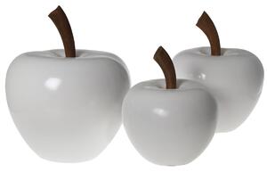 Decorative Figure Alexandra House Living White Ceramic Apple 25 x 35 cm