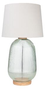 Desk lamp Romimex Green Beige Glass 33 x 62 x 33 cm