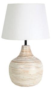 Desk lamp Romimex Beige Bamboo Fibre 36 x 60 x 36 cm