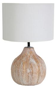 Desk lamp Romimex Beige Bamboo Fibre 36 x 60 x 36 cm