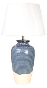 Desk lamp Romimex Blue Beige Ceramic 35 x 62 x 35 cm