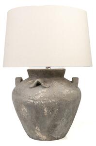 Desk lamp Romimex Grey Ceramic 40 x 75 x 40 cm