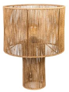 Desk lamp Romimex Natural Jute Iron 30 x 43 x 30 cm