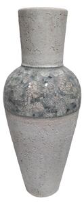 Floor vase Romimex White Grey Terracotta 32 x 80 x 32 cm