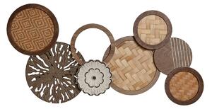 Wall Decoration Home ESPRIT Natural Circles 75 x 4,5 x 38 cm