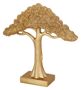 Sculpture Romimex Golden Tree 34 x 33 x 9 cm