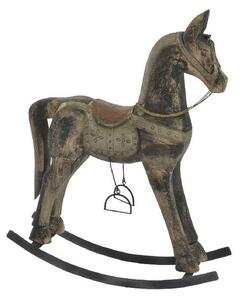 Decorative Figure Home ESPRIT Brown Black Grey Natural Horse 52 x 15 x 63 cm 50 x 15 x 63 cm