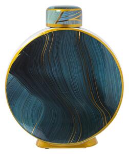 Tibor Alexandra House Living Blue Golden Ceramic 23 x 8 x 28 cm