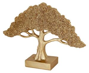 Sculpture Romimex Golden Tree 31 x 22 x 8 cm